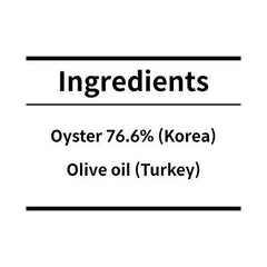 Otter Kingdom open tin revealing smoked oysters submerged in olive oil, ready-to-eat flavor preserved