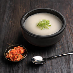 OTOKI served gomtang bowl with sliced beef and green onions, instant Korean comfort