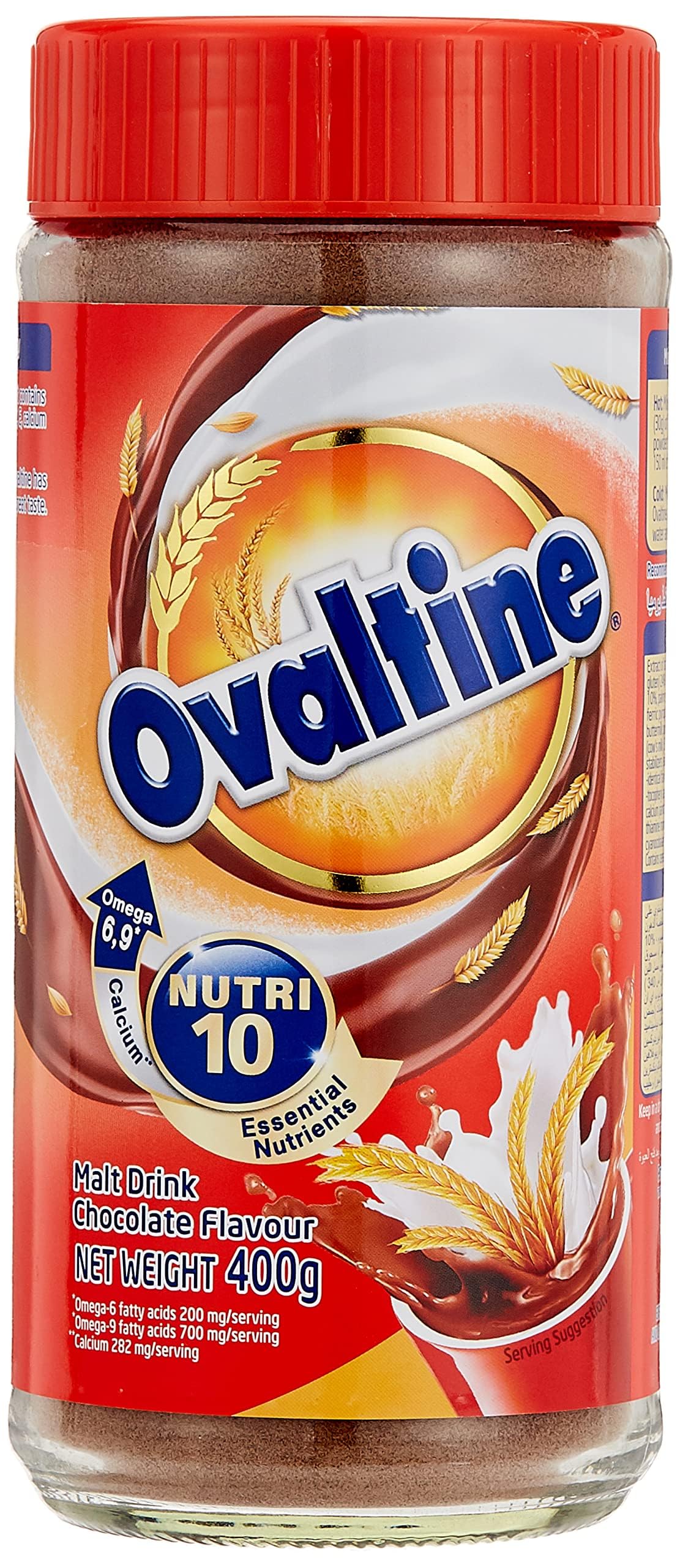 Ovaltine front packaging 400g showing brand and product benefits