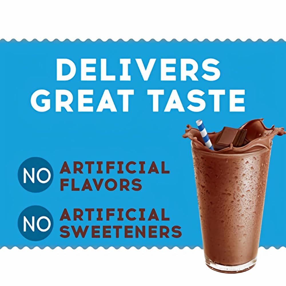 Salthouse & Peppermongers Ovaltine sprinkled over ice cream adding chocolate flavor