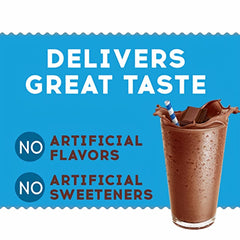 Salthouse & Peppermongers Ovaltine sprinkled over ice cream adding chocolate flavor