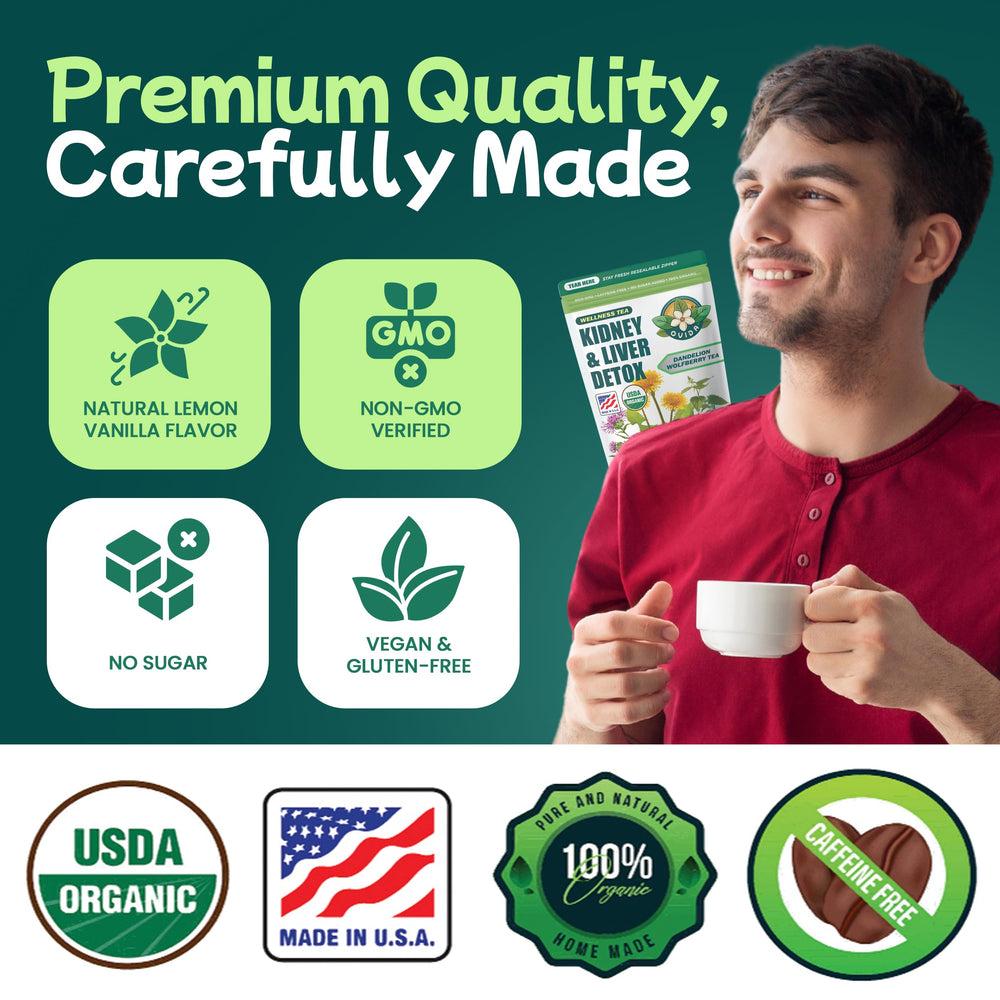 Ovida ingredient label close-up showing USDA Organic and no additives