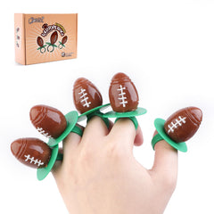 Oweiroi front packaging showing 18-count football ring lollipops and party-ready look