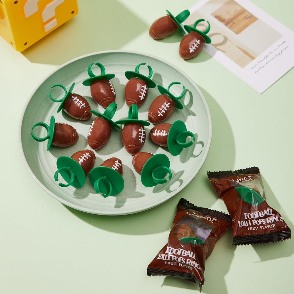 Oweiroi individually wrapped suckers arranged to show hygiene and portability
