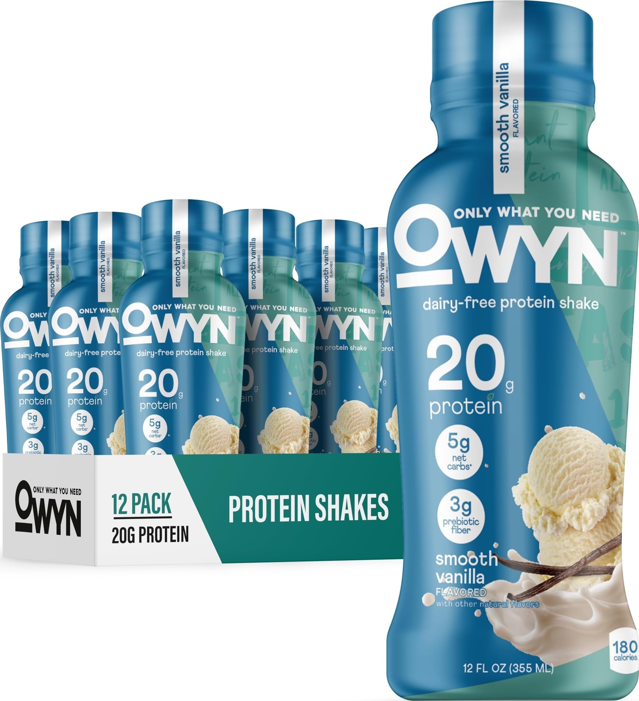 OWYN front packaging showing label and benefits for quick identification