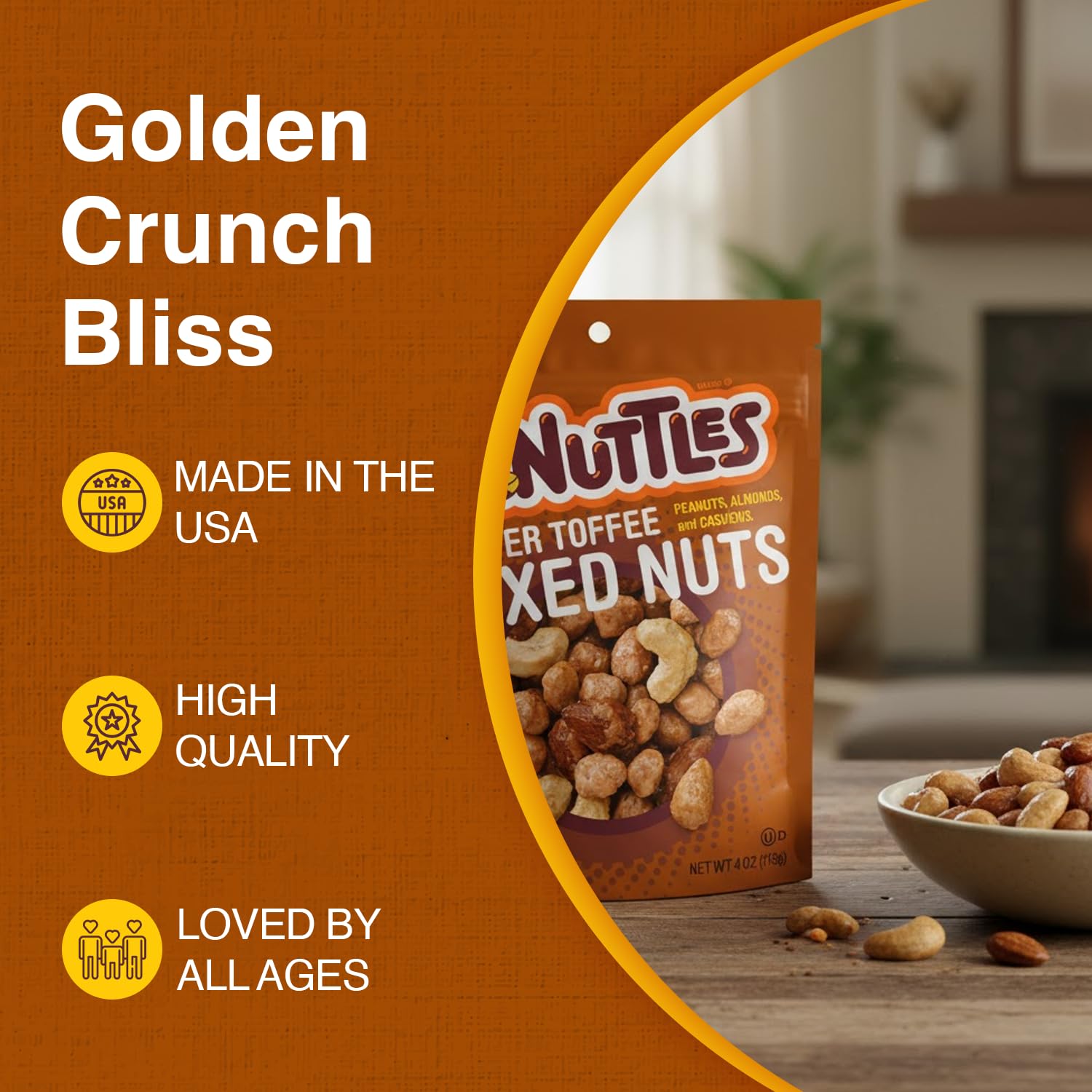 P-nuttles served on a party table showing shareable snack convenience