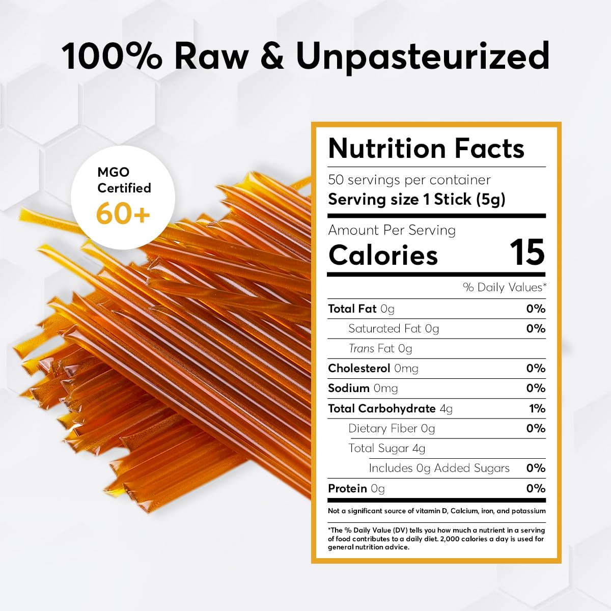 Hand holding a P.R.I manuka honey stick to show compact size and travel-friendly use