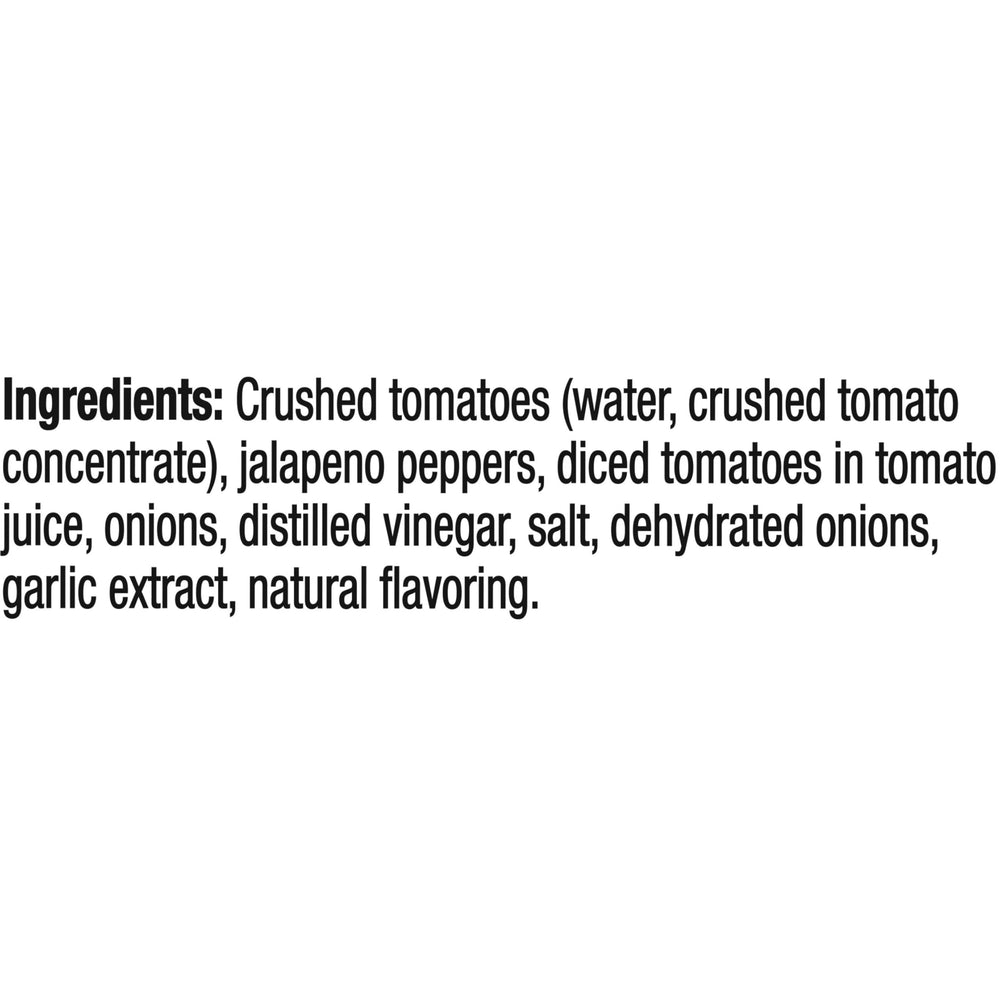 Close-up of chunky tomato, onion, and jalapeño pieces in Pace salsa showing texture benefit