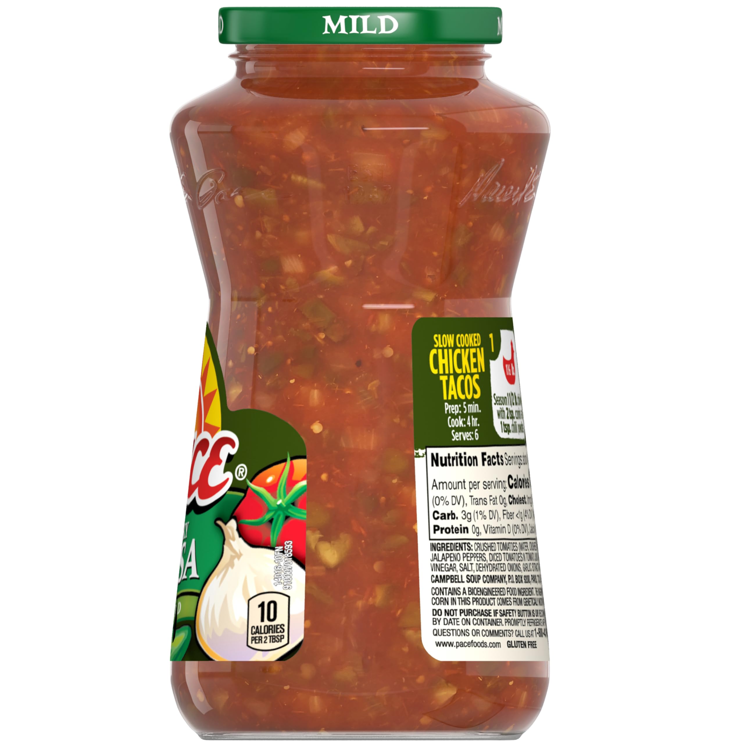 Pace jars on a pantry shelf to show storage convenience and long-lasting supply