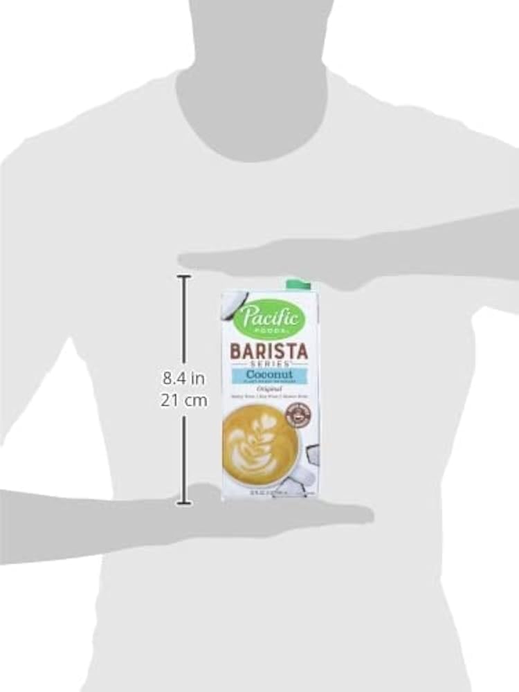 PACIFIC FOODS label nutrition closeup showing ingredients and aseptic info