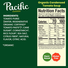 Pacific Foods close-up label detail highlighting regenerative organic certification benefit