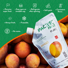 PACIFIC FRUIT Pura Fruta puree poured into cocktail demonstrating vibrant flavor boost