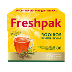 PakFresh Freshpak close-up of a tagless filter paper teabag, convenient and low-waste