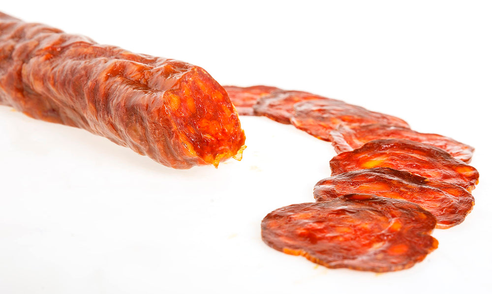 Palacios next to a ruler showing pack size and portion guidance