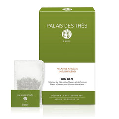 Palais des Thés front packaging showing organic label and tea bags benefit convenience