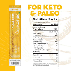 Paleovalley close-up texture of meat stick revealing dense protein and artisanal fermentation