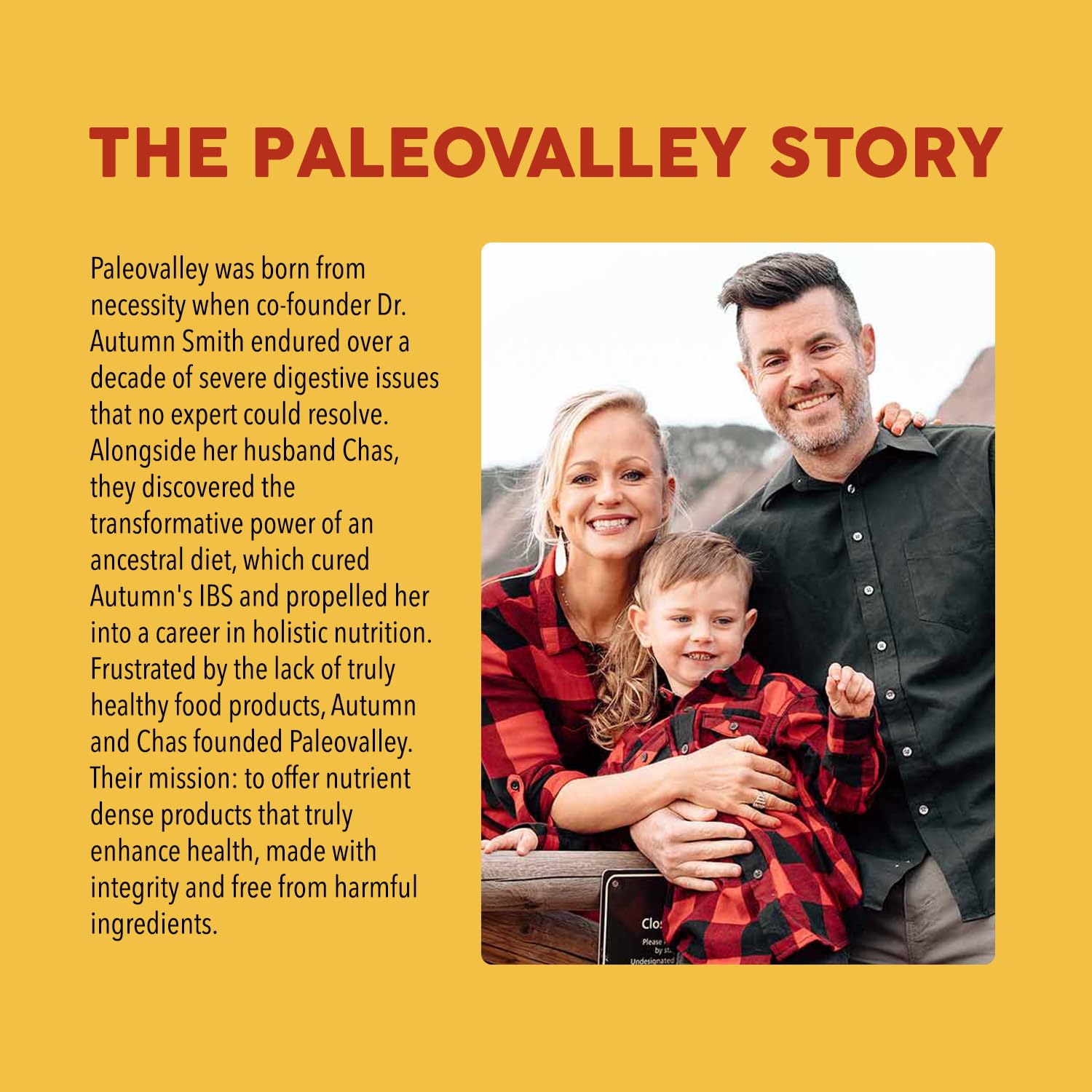 Paleovalley sticks in a hiker's pack illustrating outdoors use and durable shelf stability