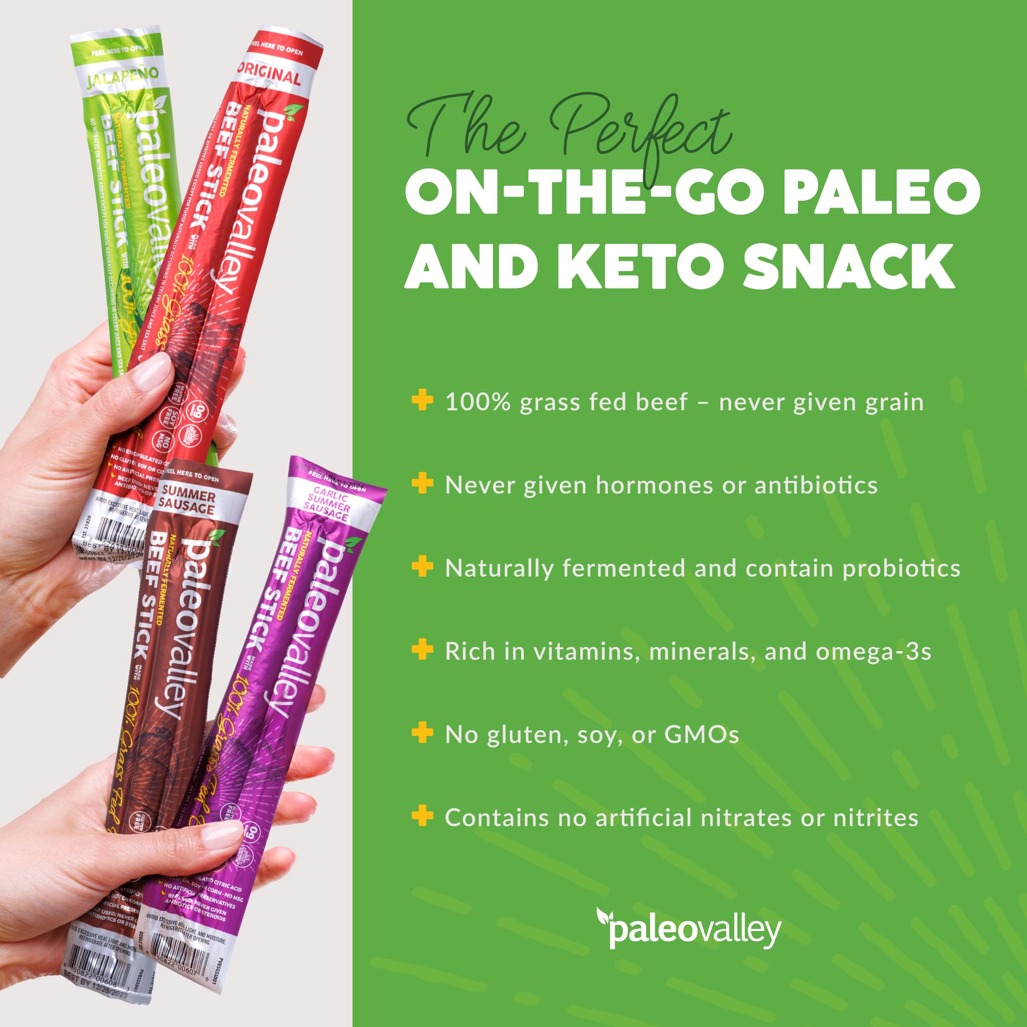 Paleovalley open box with multiple sticks for bulk supply and easy grab-and-go