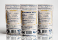 Palmetto Farms close-up texture reveals stone-ground specks and creamy consistency