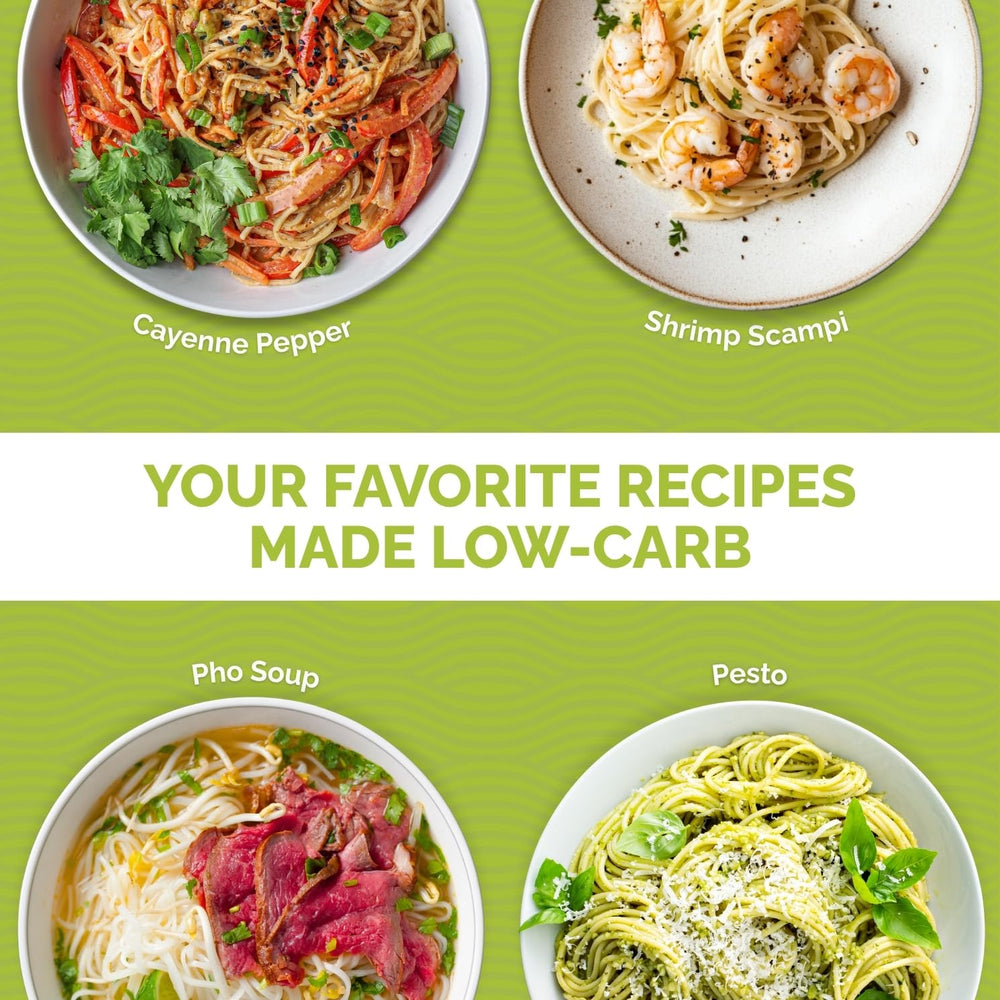 Palmini next to a measuring cup for portion and serving size reference