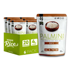 Palmini front packaging showing pouch and product benefit quick meals
