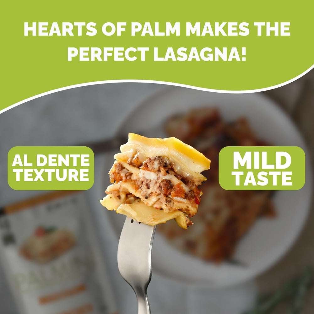Palmini ingredient and nutrition label showing keto and gluten free