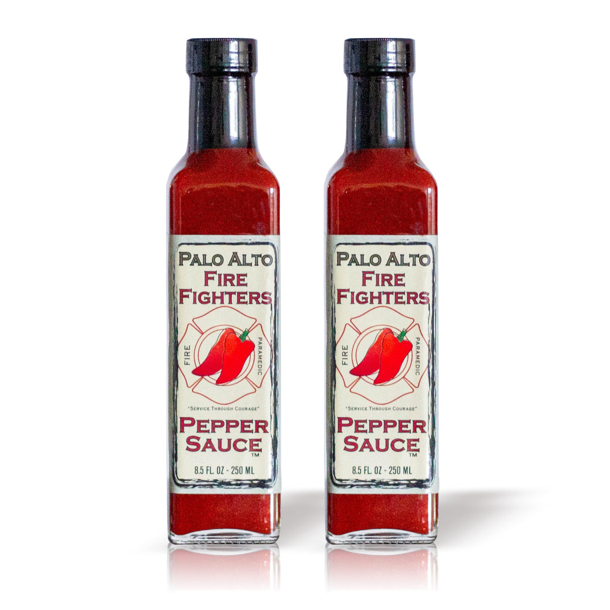 Palo Alto Firefighters front packaging showing bold label and bottle benefit