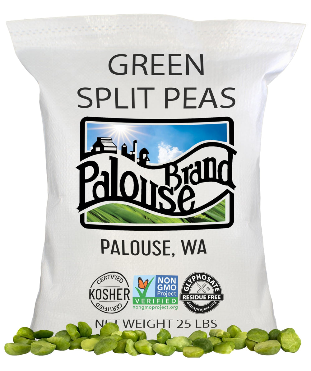 Palouse Brand 25 lb bag front showing label and certifications for安心