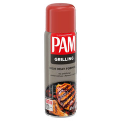 PAM nozzle close-up spraying even mist for consistent nonstick coverage