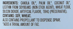 PAM close-up of flour blend texture showing uniform release performance