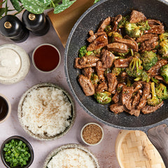 Panda Lee Kum Kee sauce close-up texture showing glossy consistency and seasoning