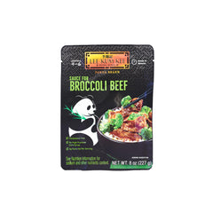 Panda Lee Kum Kee front packaging showing six 8oz pouches and branding benefits