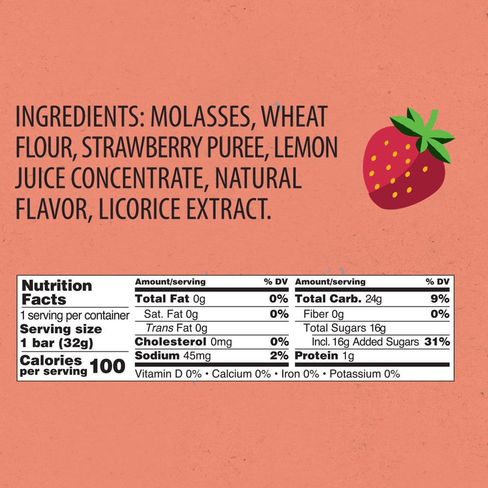 Panda nutrition label close-up emphasizing natural ingredients and Non-GMO verification