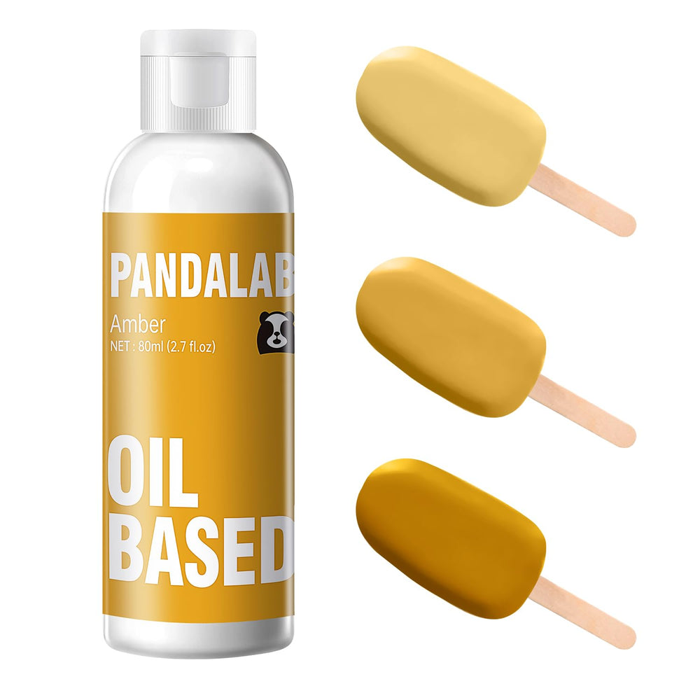 Pandalab amber bottle front label showing product and volume, easy identification benefit