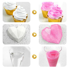 Pandalab on cupcakes with shimmer, enhances dessert presentation for parties