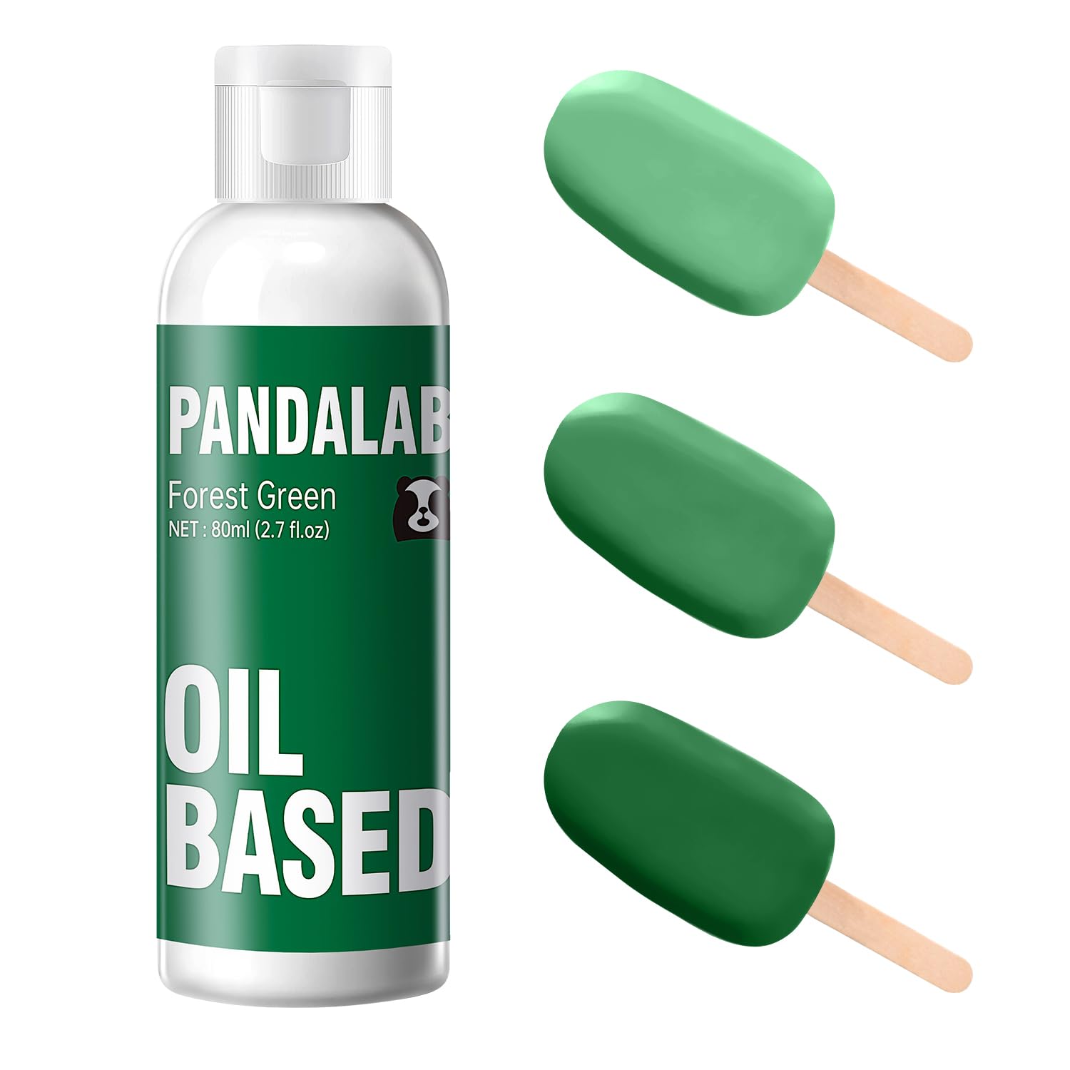Pandalab bottle front view showing label and 80ml size benefit