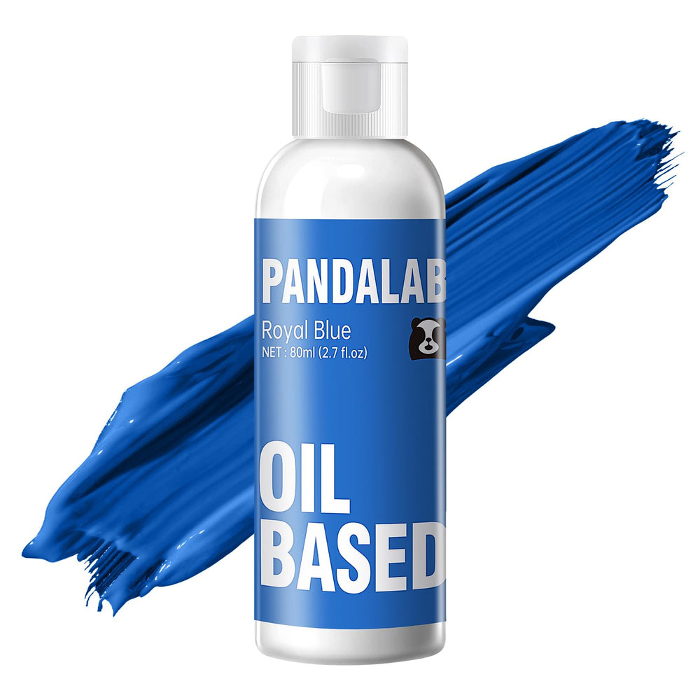Pandalab close-up dropper showing royal blue oil texture for precise dosing benefit