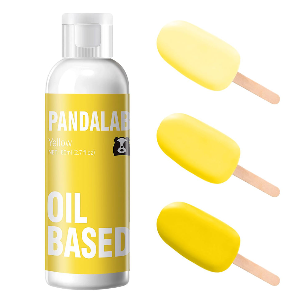 Pandalab bottle front label showing color and volume, clear product identification and benefit