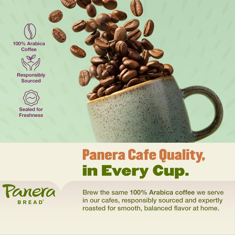 Panera pod held in hand for scale showing compact portable convenience