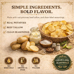 PANHANDLE ROOTS label and ingredient list emphasizing seed-oil free benefit