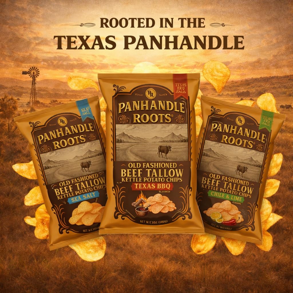 PANHANDLE ROOTS three-pack stacked to show value and consistent quality