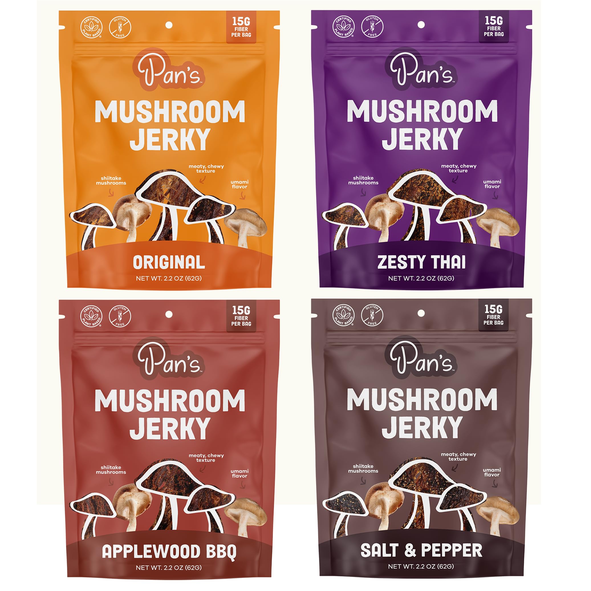 Pan's front packaging showing the variety pack and flavor labels, ideal for quick selection