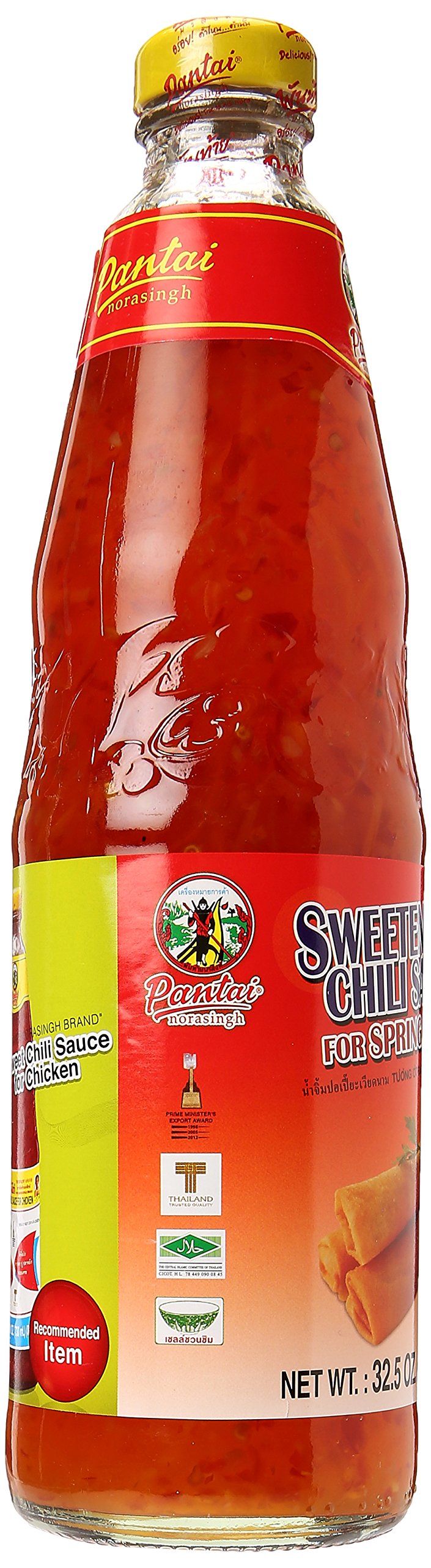Close-up pour of Pantai sauce highlighting smooth texture and glossy sheen for easy coating