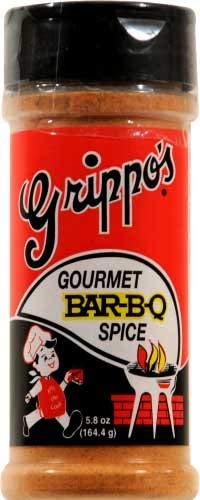 Pap's Grippo's front bottle view showing label and ready-to-use seasoning