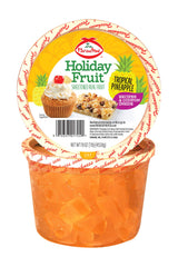 Paradise jar front packaging showing 16 ounce candied pineapple wedges for baking
