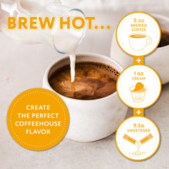 Paramount Roasters brewed cup with steam showing inviting sugar-cookie aroma