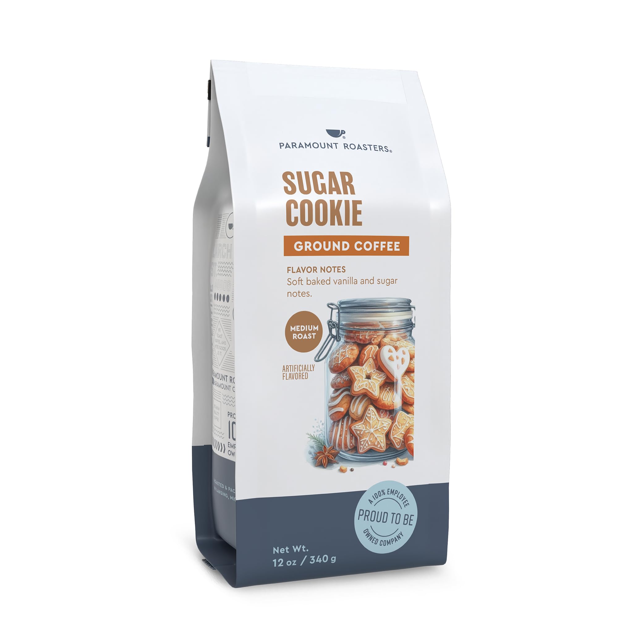 Paramount Roasters front packaging showing 12oz bag and brand for clear identification