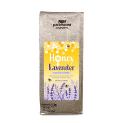 Paramount Roasters front packaging showing resealable 12 oz bag and branding benefit aroma preservation