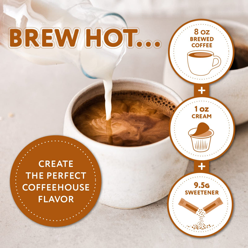 Paramount Roasters brewed cup top view showing rich aroma and inviting crema