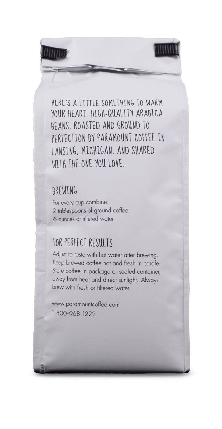 Paramount Roasters brewed cup in kitchen scene showing comforting maple flavor benefit